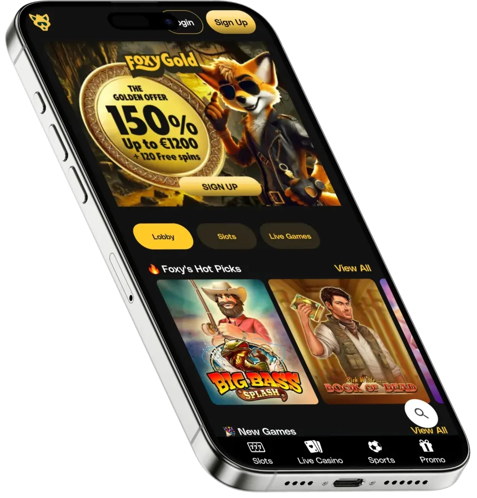 FoxyGold Casino op Mobiel